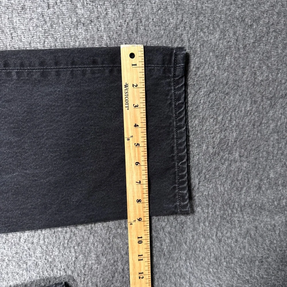 Vintage Levi's 501 Jeans Mens 34x30 Black Button Fly Straight Leg Work Y2K 2000s